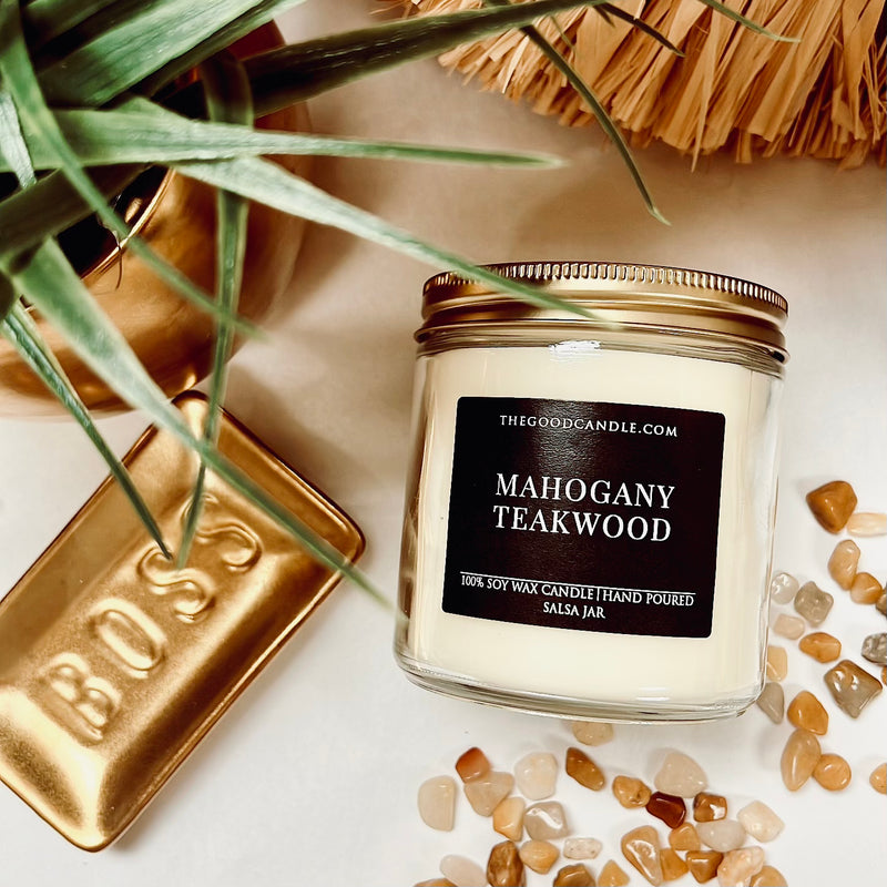 mahogany teakwood – gold + ivy